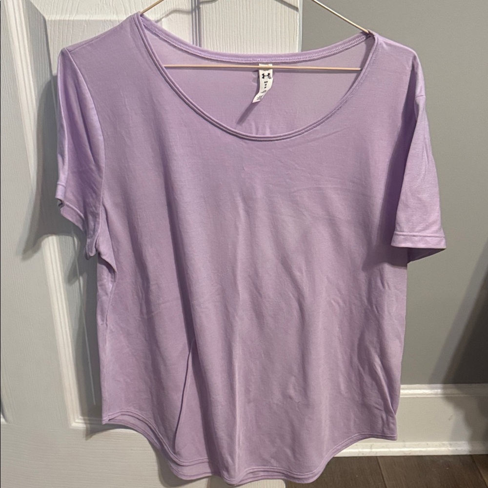 Under Armour Light Purple Women's Short Sleeve Tee